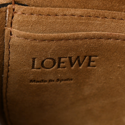 Loewe Calfskin Jacquard Mini Gate Dual Bag Tan 6 of 10