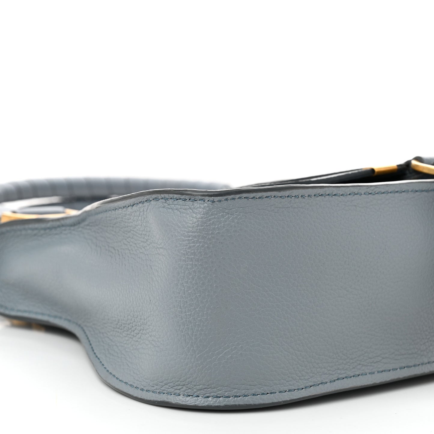 Calfskin Small Marcie Satchel Faded Blue