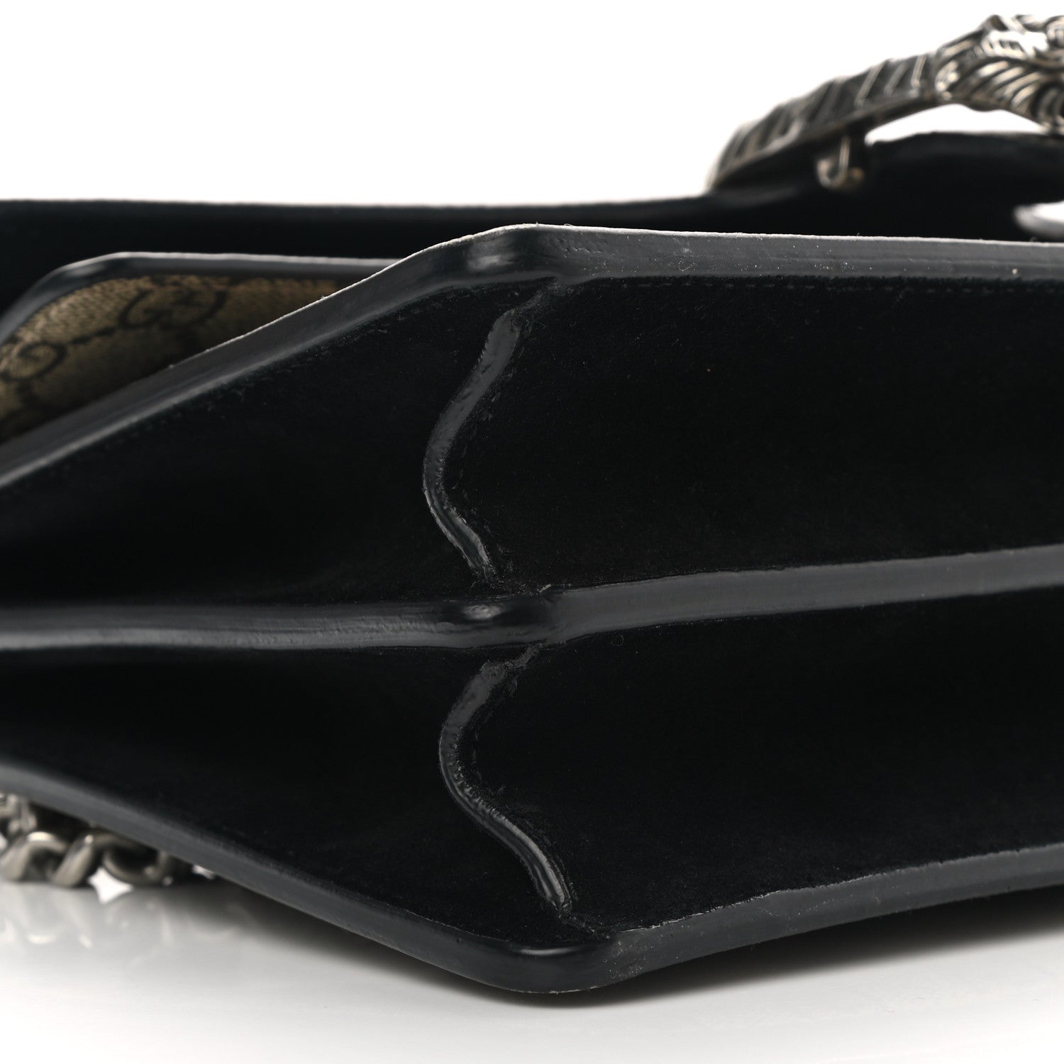 Gucci GG Supreme Monogram Small Dionysus Shoulder Bag Black 9 of 11