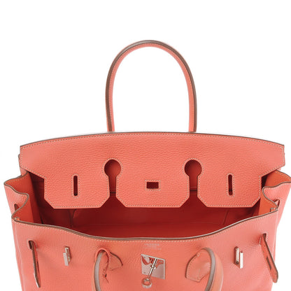 Hermes Taurillon Clemence Birkin 30 Crevette 15 of 33