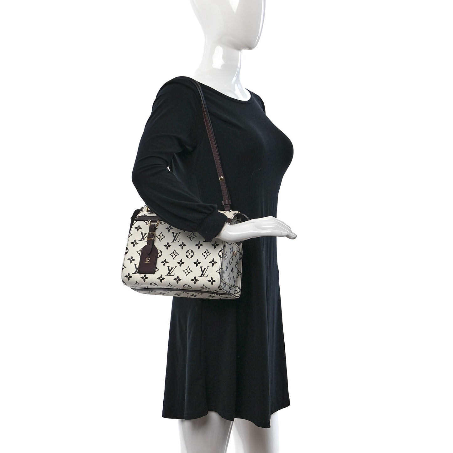 Monogram Speedy Amazon PM White Chocolat