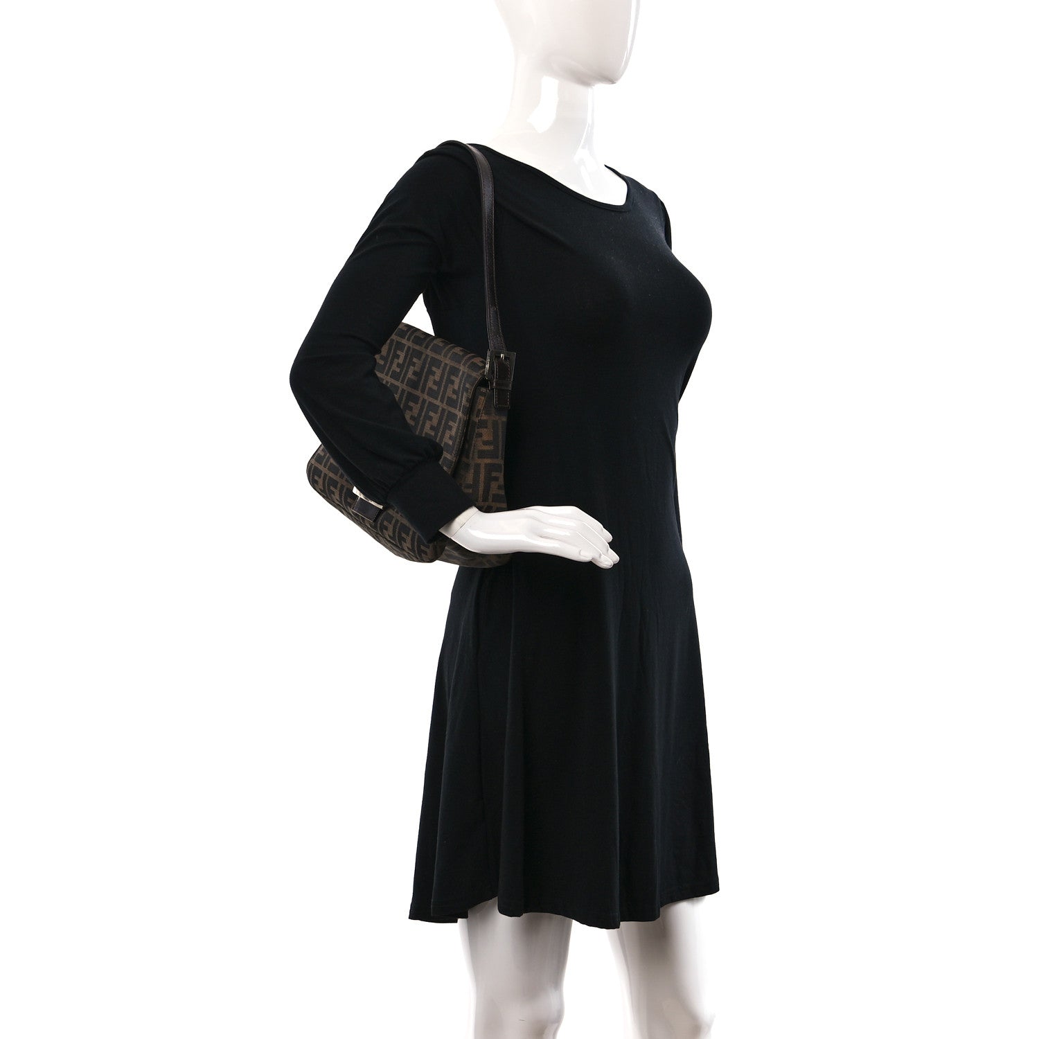 Fendi Zucca Mama Baguette Tobacco 3 of 9