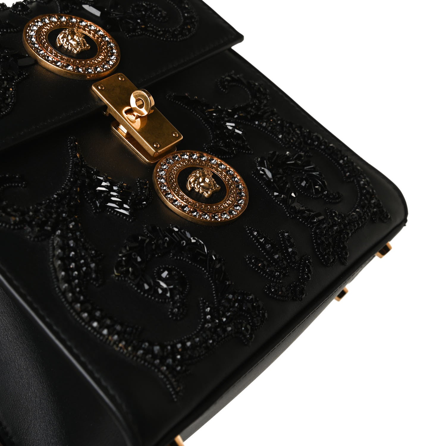 Louis Vuitton Metal Pochette Extender Key Ring Chain Gold 15 of 17
