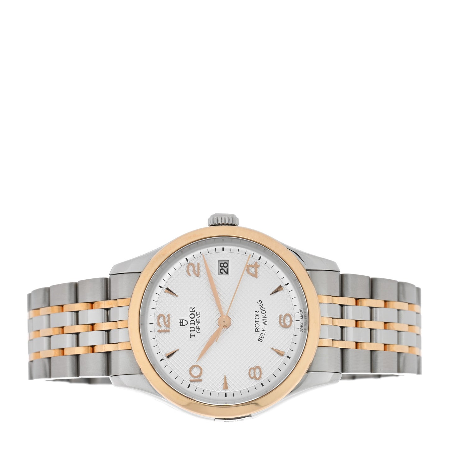 Stainless Steel 18K Rose Gold 36mm 1926 Automatic Watch White 91451