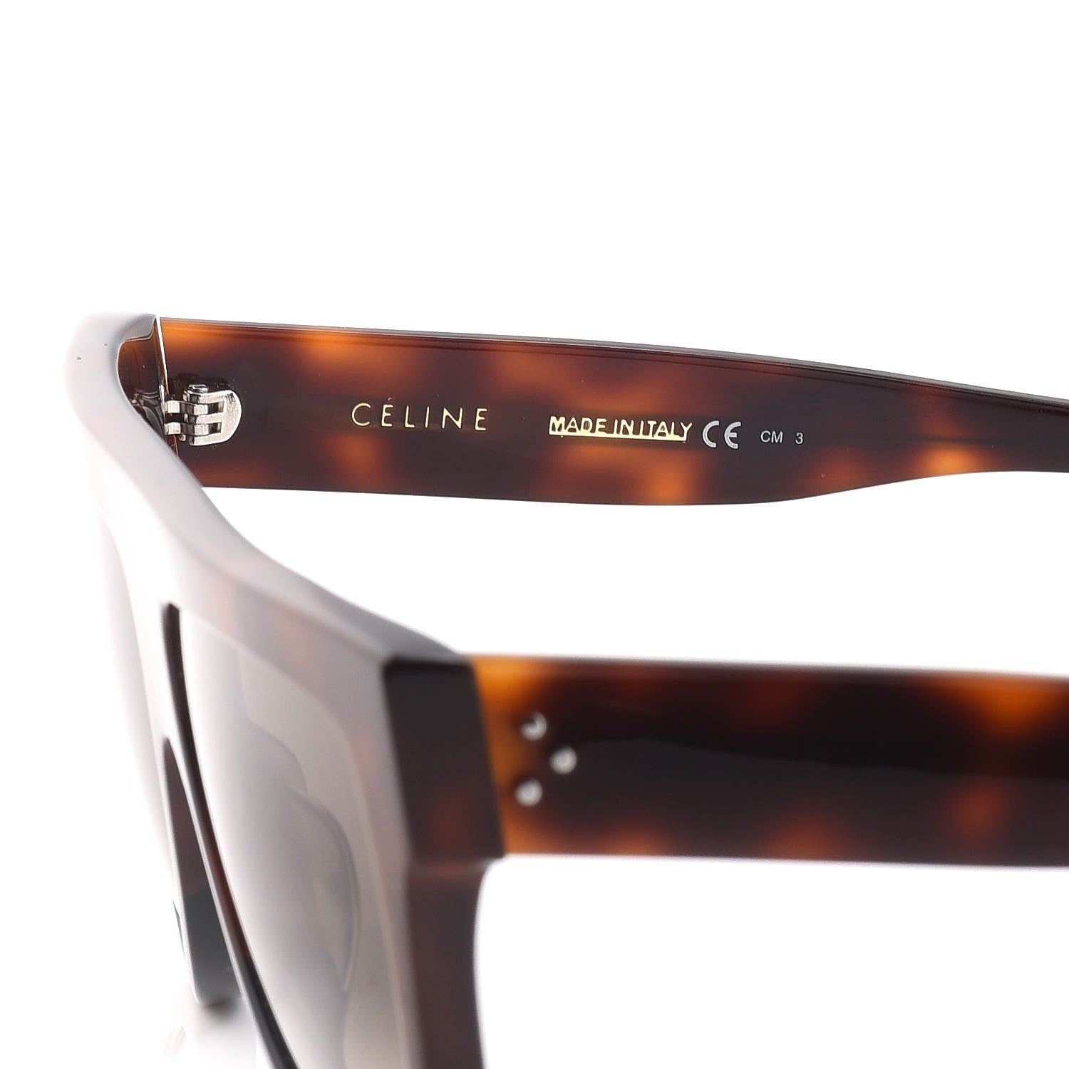 Celine Shadow Sunglasses CL 41026/S Havana 6 of 8