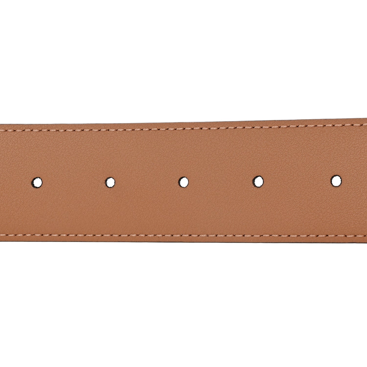 Gucci Azalea Calfskin Enamel Monochrome Double G 40mm Belt 80 32 Camelia 4 of 7