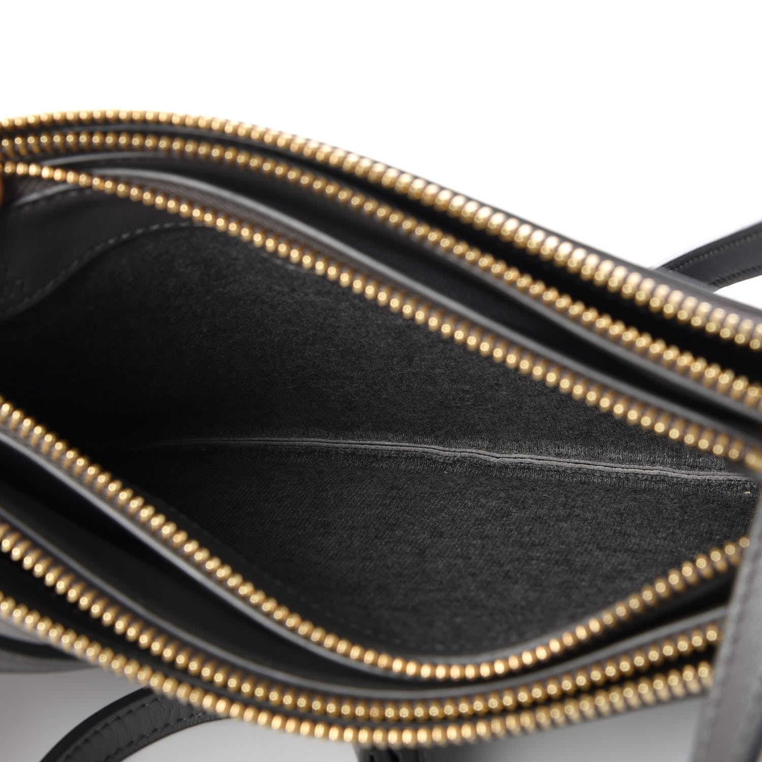 Celine Lambskin Small Trio Crossbody Bag Smoke 6 of 9