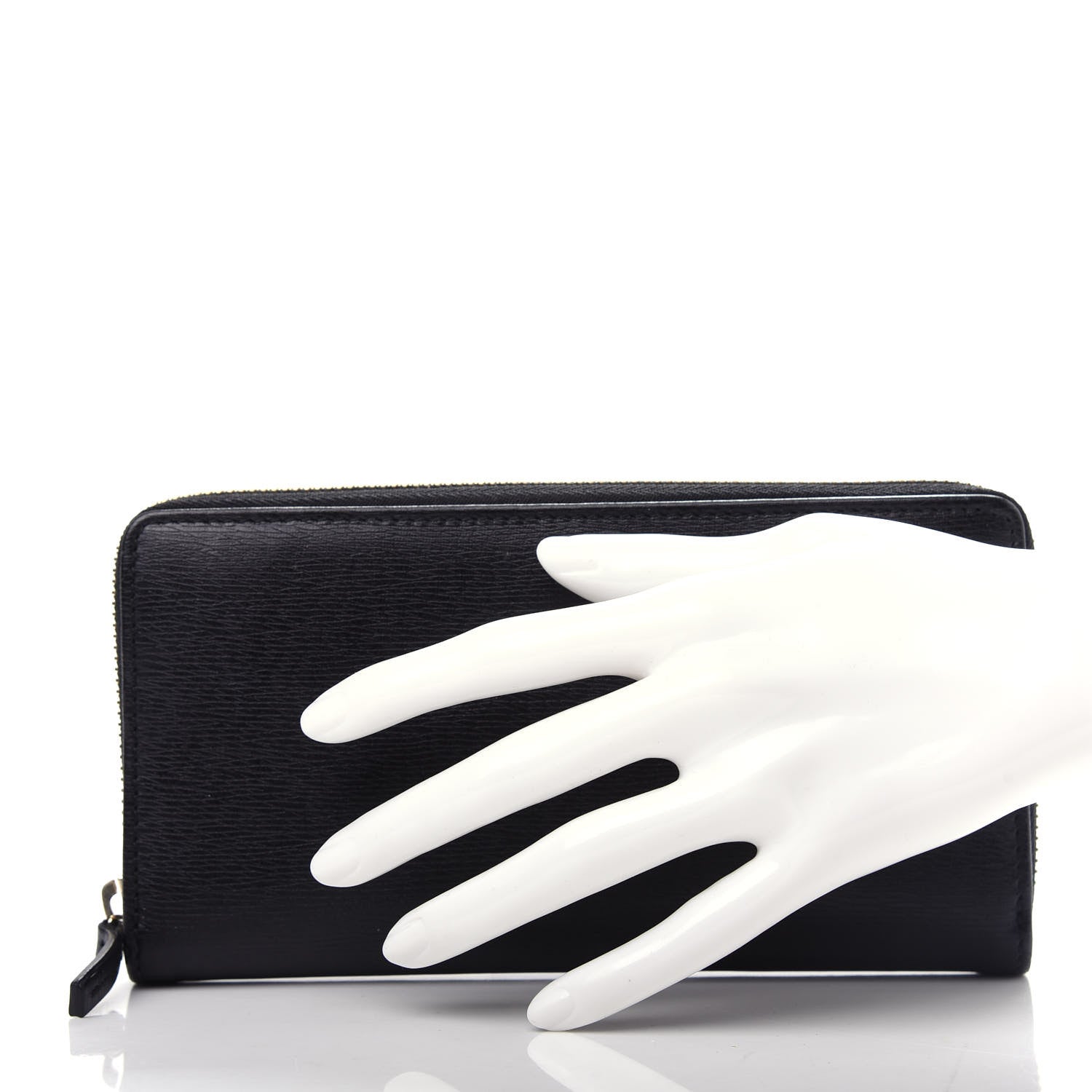 Gucci Calfskin Betty Zip Around Wallet Black 2 of 6
