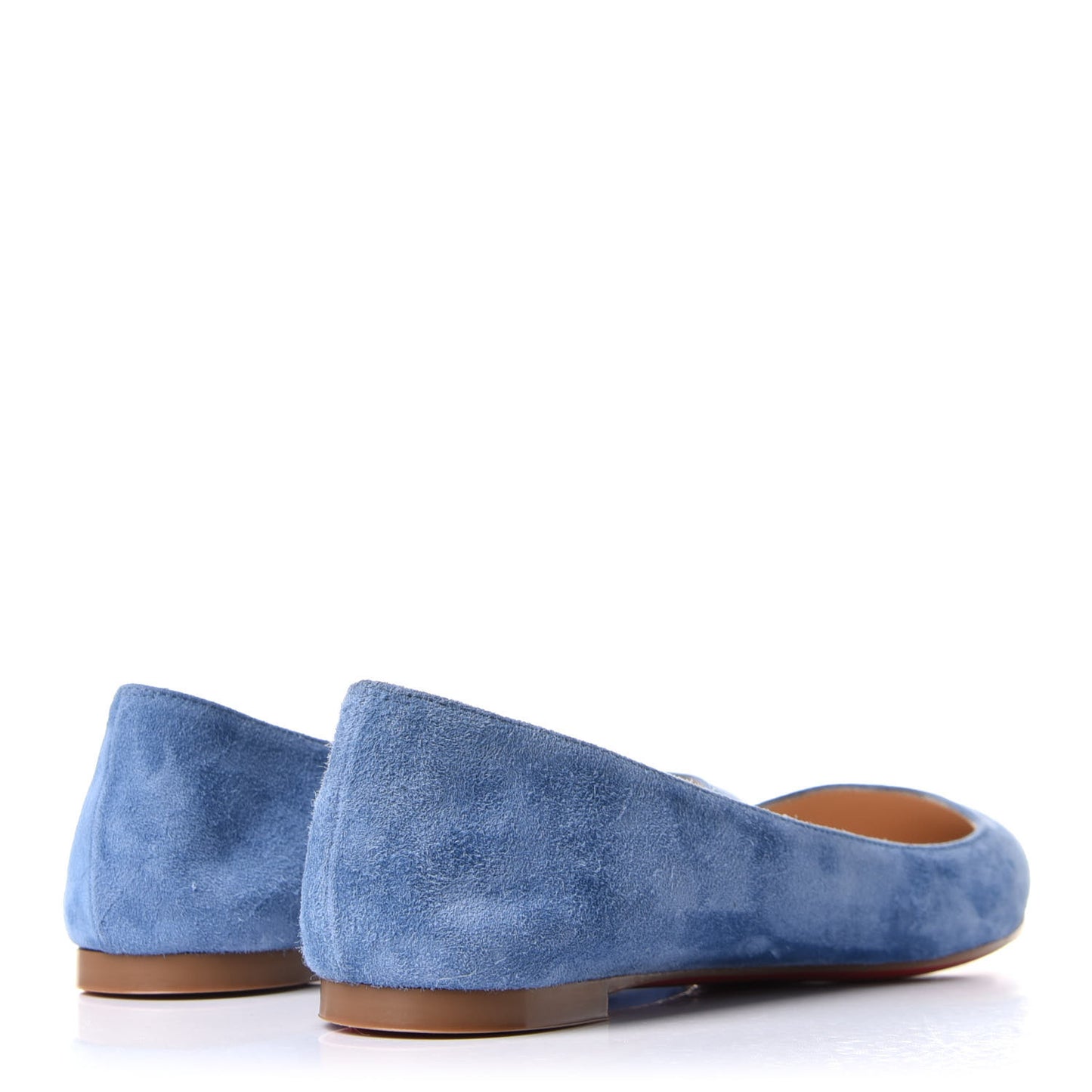 Veau Velours Ballalla Pointy Toe Flats 38 Jeans