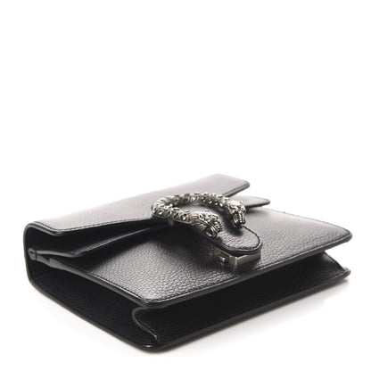 Gucci Calfskin Mini Dionysus Shoulder Bag Black 5 of 12