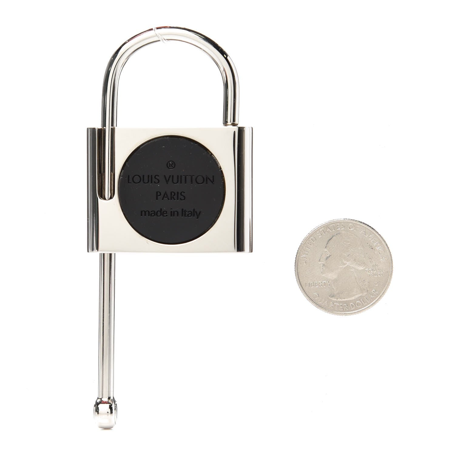 Louis Vuitton Lock Purse Hook Silver 2 of 4