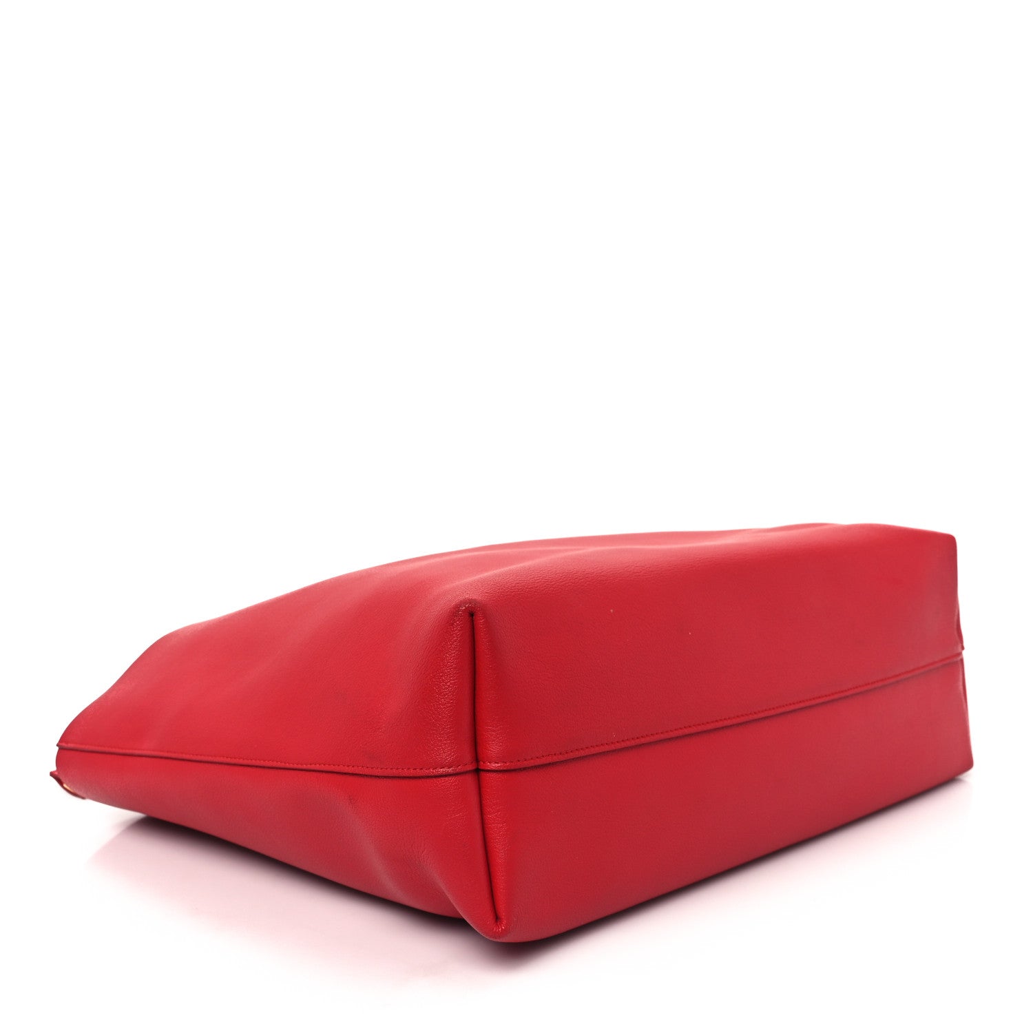 Saint Laurent Calfskin Large Shopping Tote Red 5 of 18