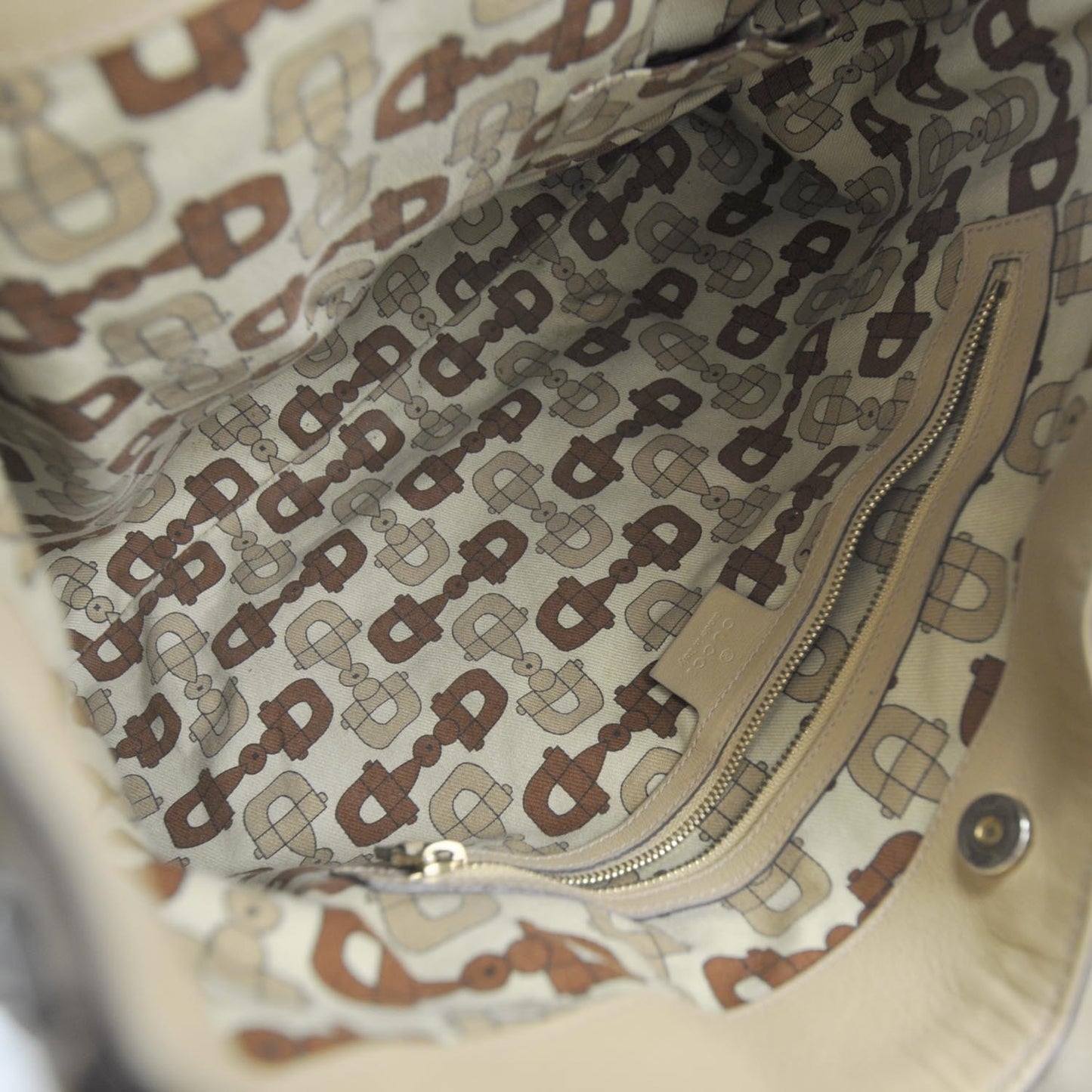 Guccissima Britt Shoulder Bag Beige