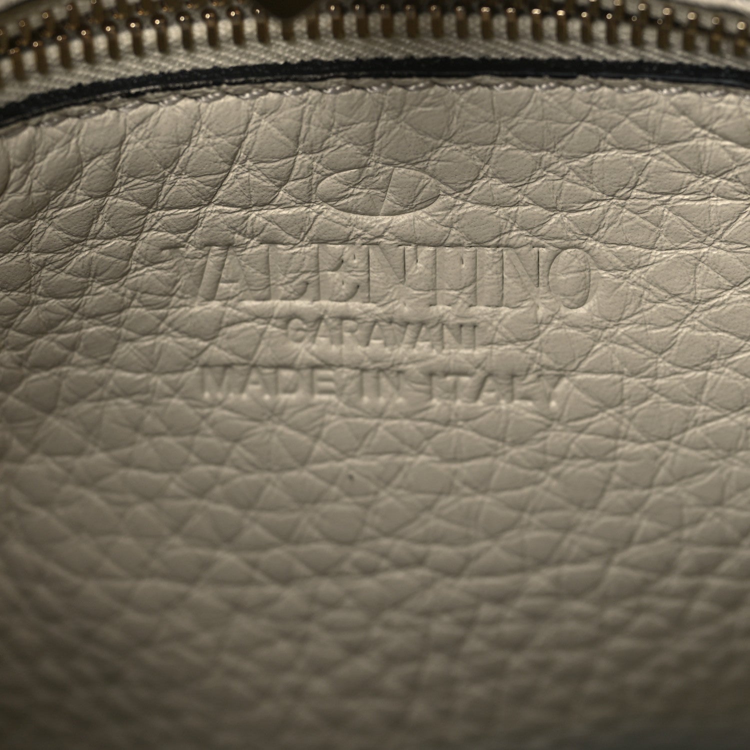 Valentino Garavani Pebbled Calfskin Mini Rockstud Flip-Lock Messenger Bag Light Ivory 6 of 8