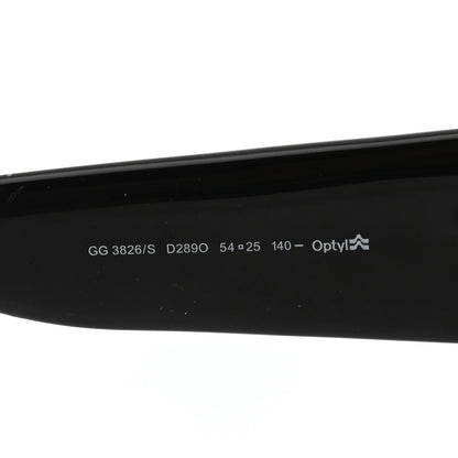 Gucci Acetate Square Frame Sunglasses GG3814S Black 5 of 7