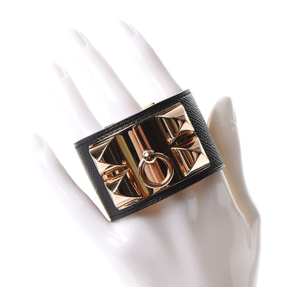 Hermes Epsom Collier de Chien CDC Bracelet S Black 2 of 9