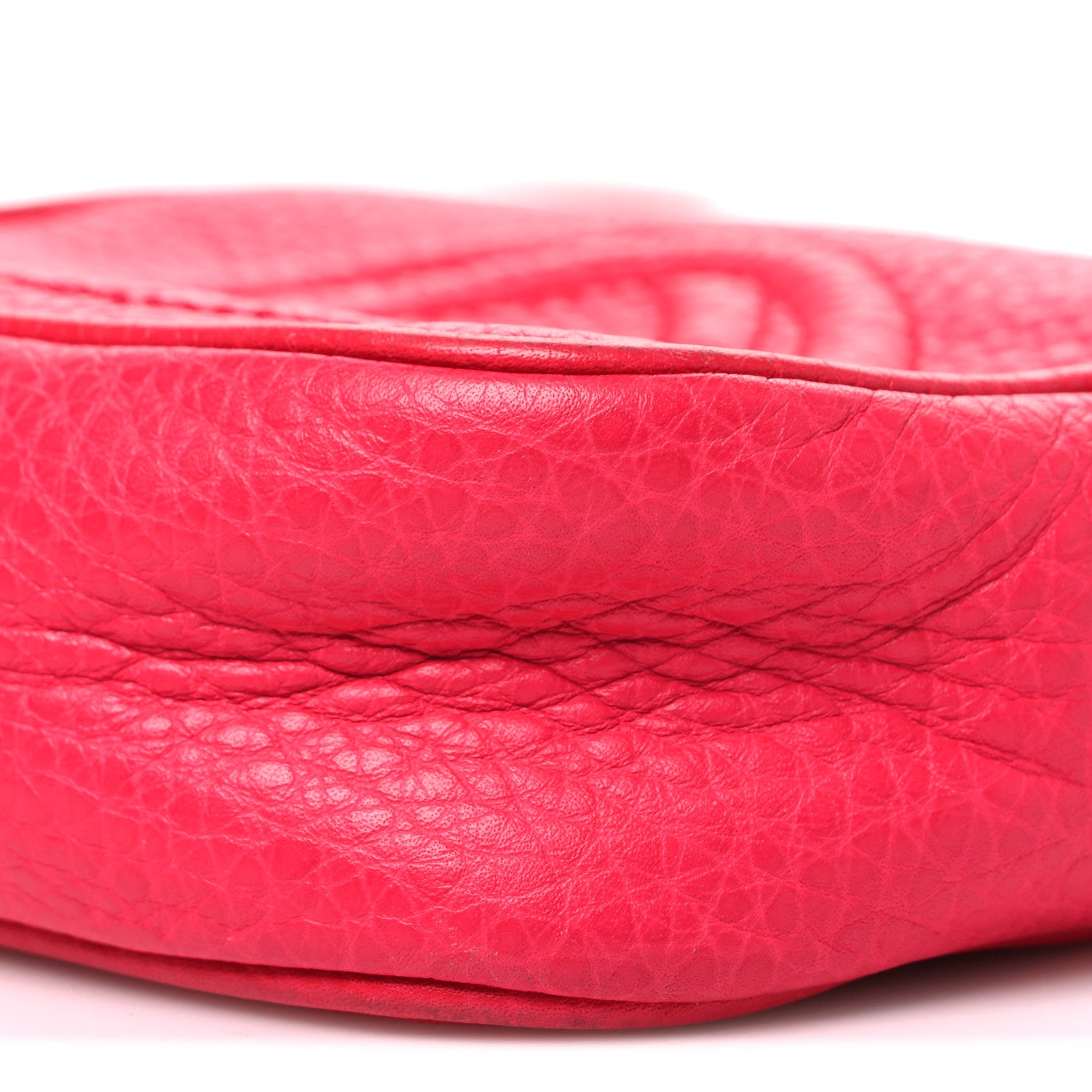 Gucci Pebbled Calfskin Children's Mini Soho Disco Messenger Bag Pink 10 of 12