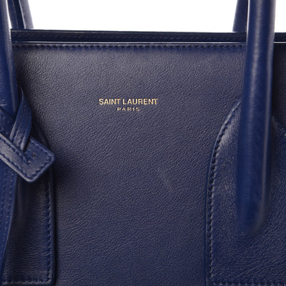 Saint Laurent Calfskin Small Sac De Jour New Marine 6 of 18