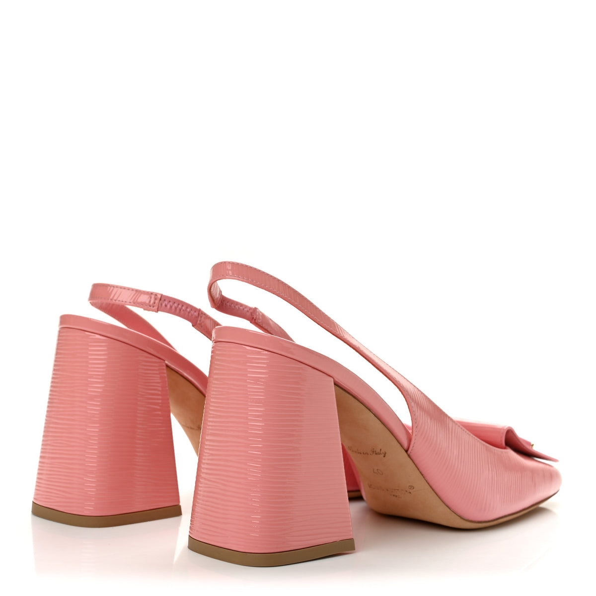 Louis Vuitton Electric Epi Shake Slingback Pumps 40 Pink 5 of 10