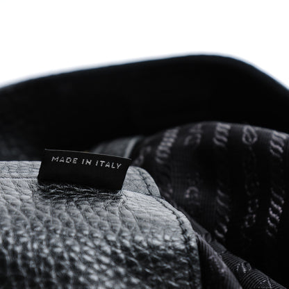 Prada Vitello Daino Tote Nero Black 9 of 9