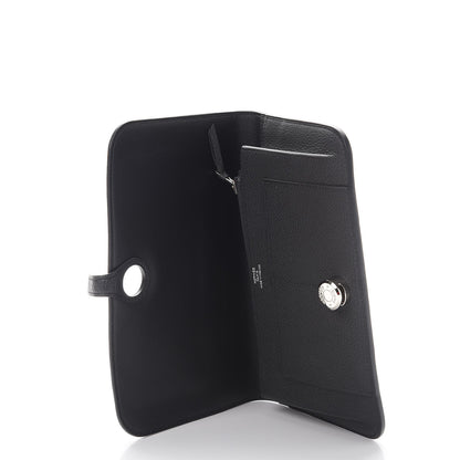 Hermes Togo Dogon Duo Wallet Black 7 of 12