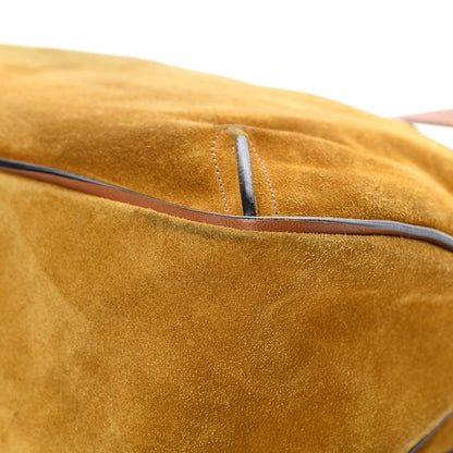 Chloe Suede Medium Lexa Shoulder Bag Mustard Brown 13 of 17