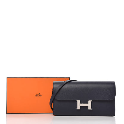 Hermes Evercolor Constance Wallet To Go Bleu Nuit 8 of 8