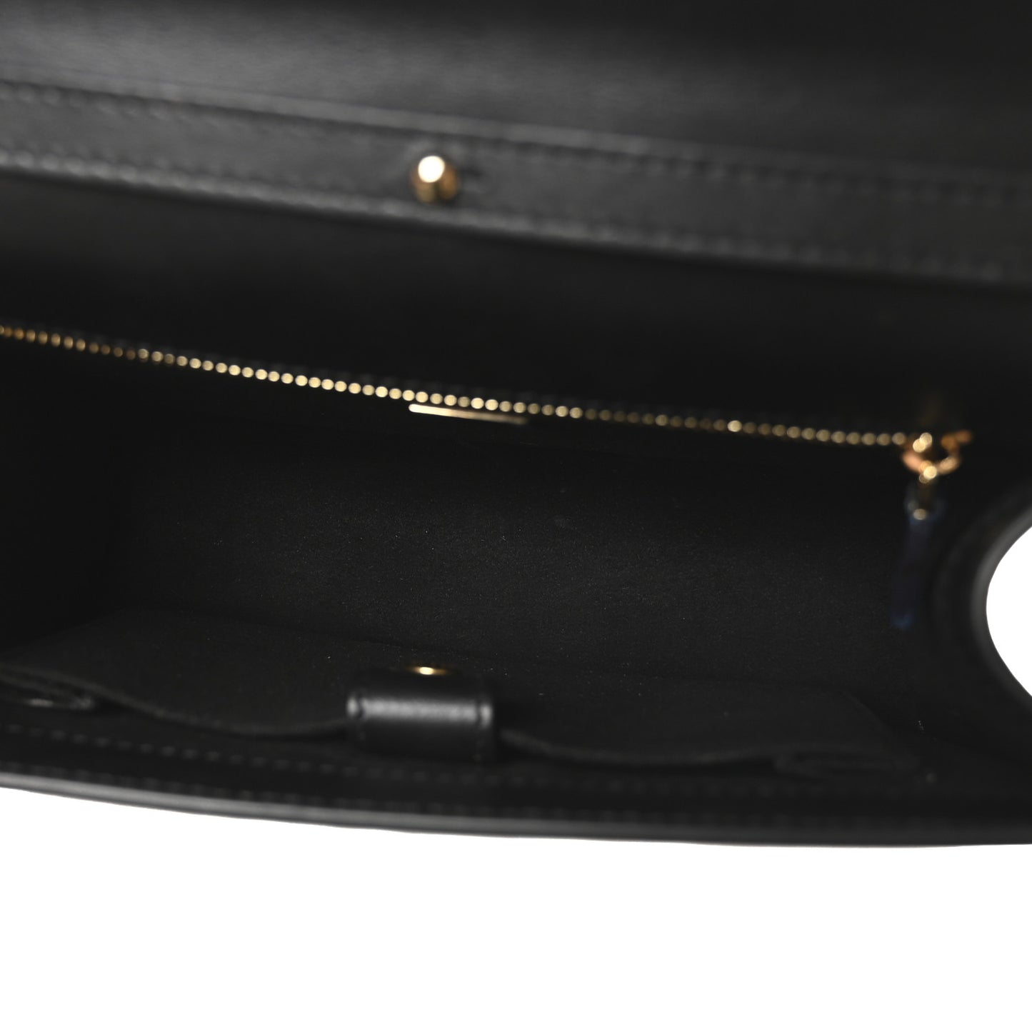 Calfskin DG Logo Flap Crossbody Bag Black