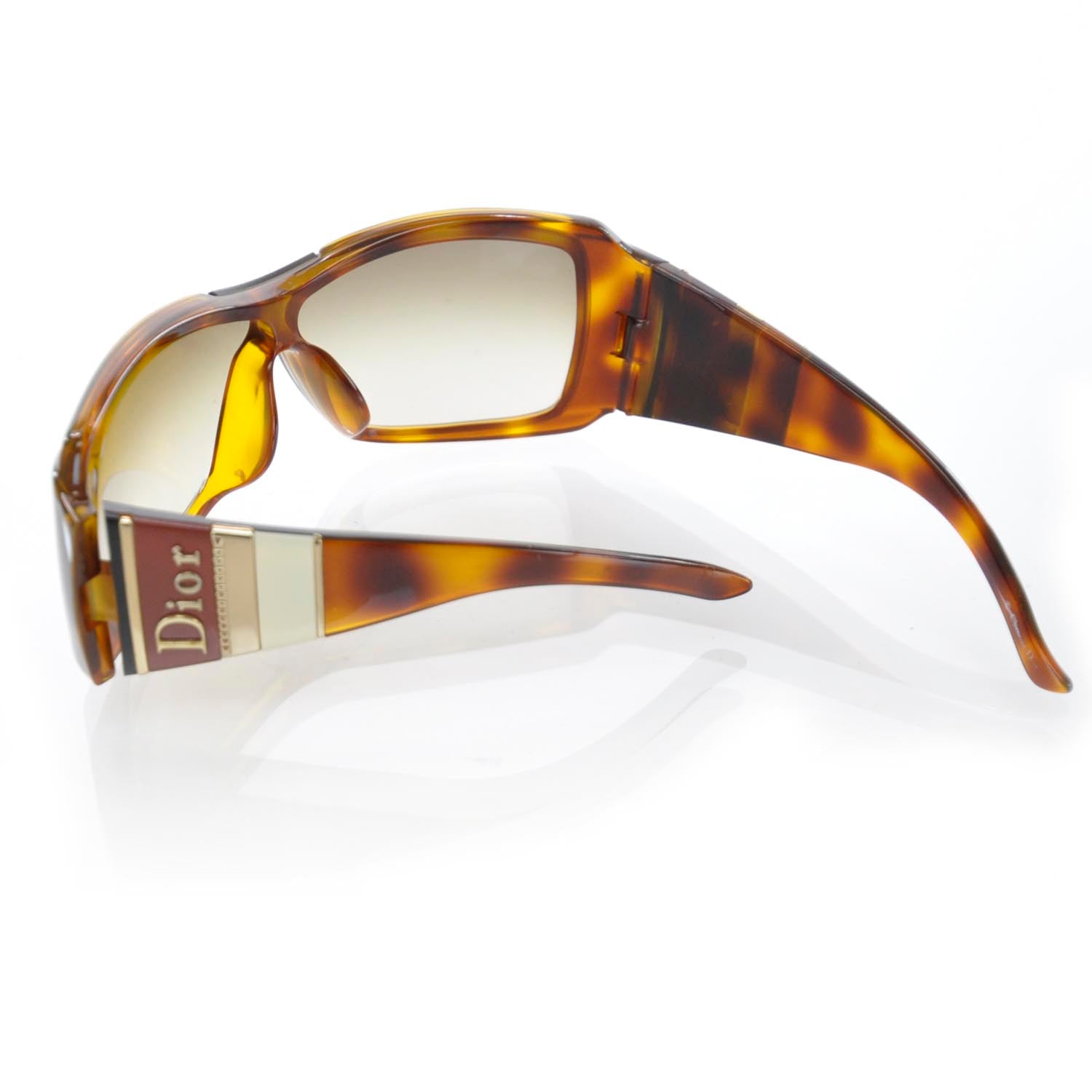 Christian Dior Tortoise Stripes 2 Sunglasses 9 of 9