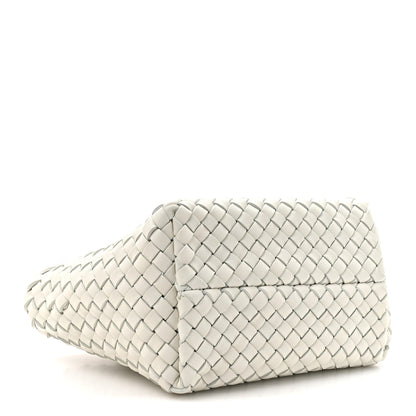 Bottega Veneta Nappa Intrecciato Mini Heart Cabat White 5 of 10