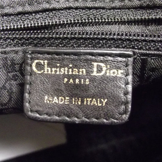 Christian Dior Patent Cannage Large Lady Dior Black 7 of 8