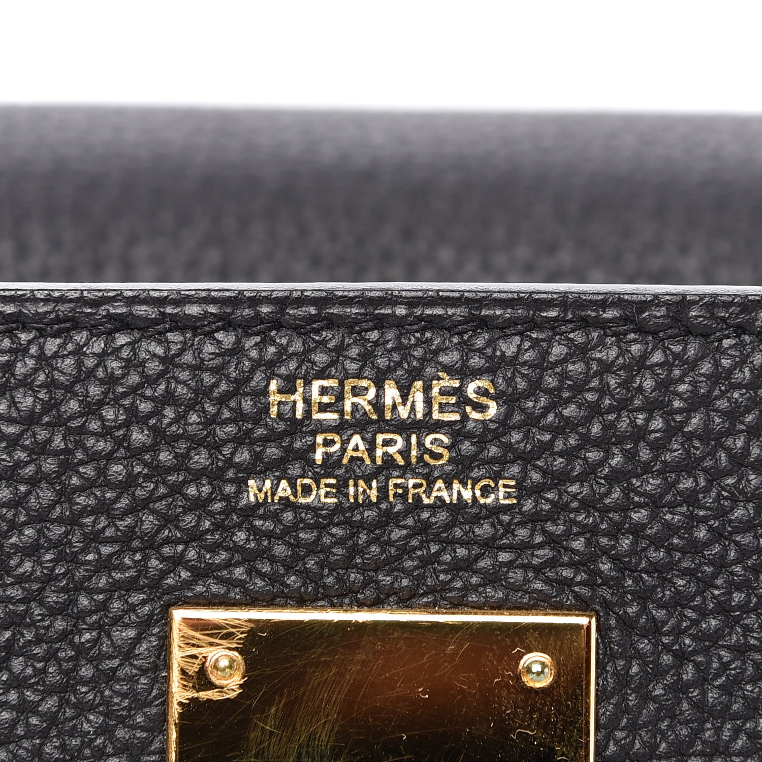 Hermes Togo Kelly Retourne 32 Black 9 of 10