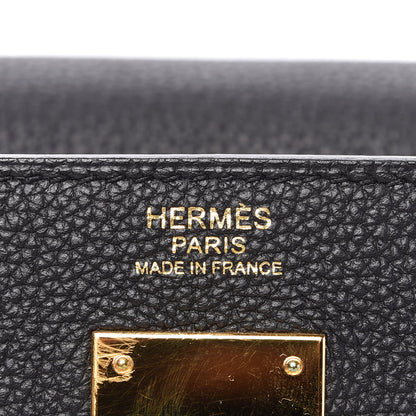 Hermes Togo Kelly Retourne 32 Black 9 of 10