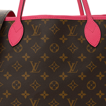 Louis Vuitton Monogram Inside Out Neverfull Bandouliere MM Rose Pondichery 7 of 9