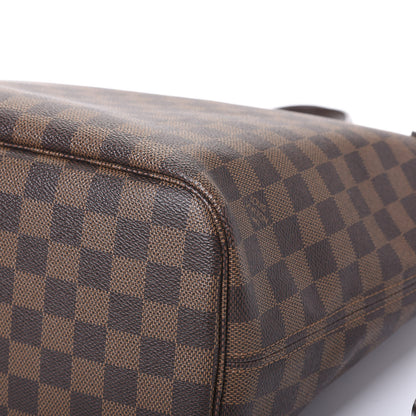 Louis Vuitton Damier Ebene Neo Neverfull MM Rose Ballerine 9 of 11