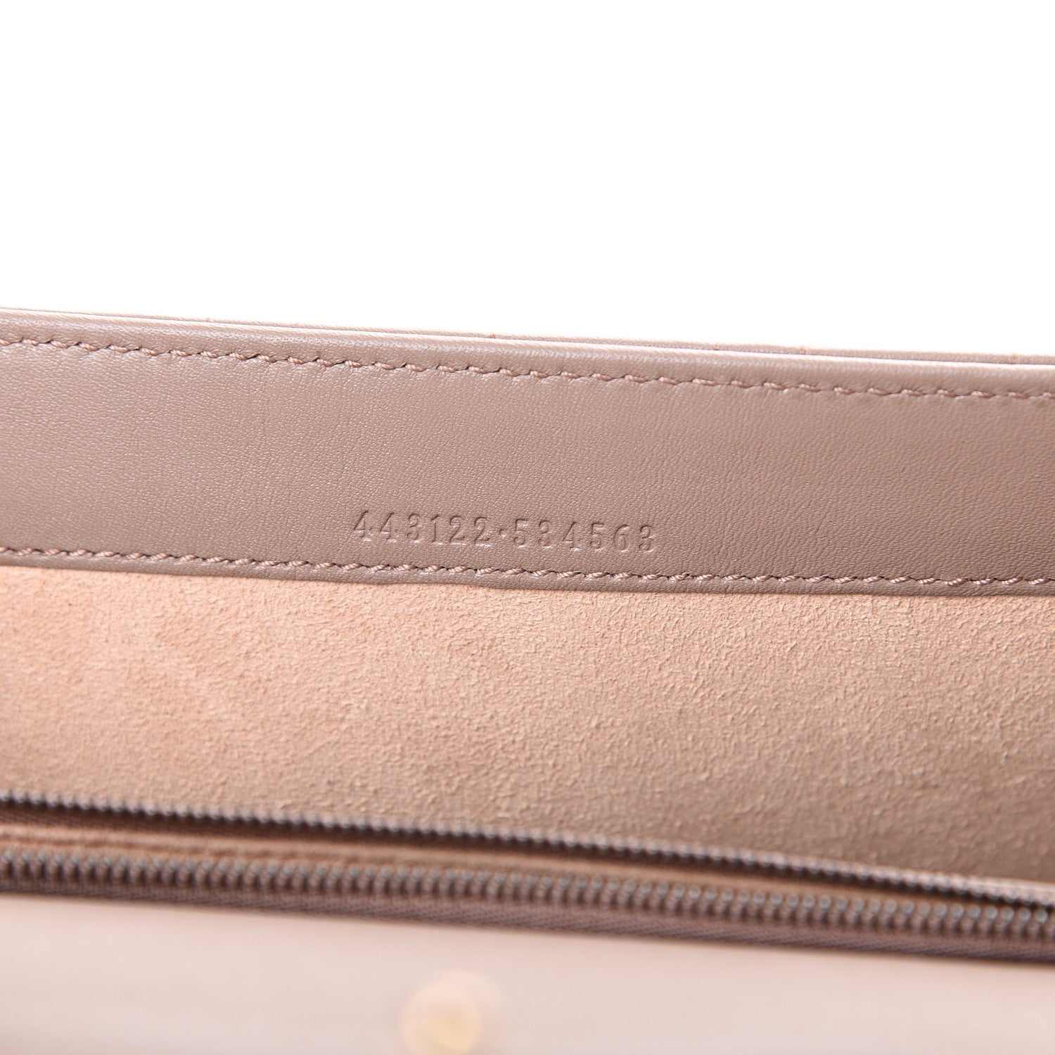 Gucci Calfskin Matelasse Mini Pearly GG Marmont Chain Wallet Porcelain Rose 6 of 10