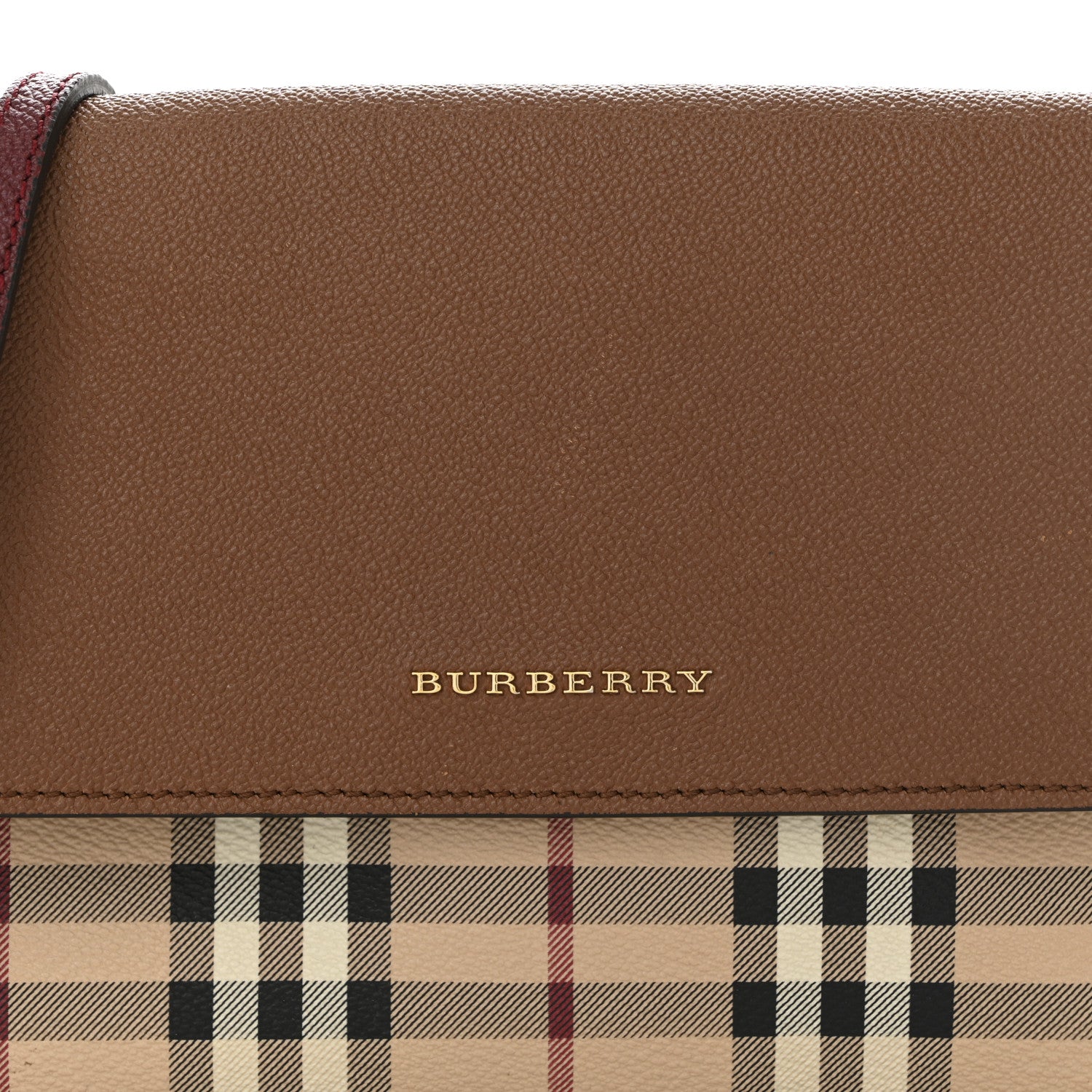 Burberry Haymarket Check Small Loxley Crossbody Bright Toffee 8 of 11