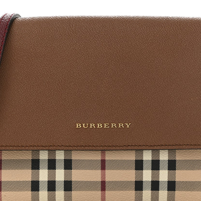Burberry Haymarket Check Small Loxley Crossbody Bright Toffee 8 of 11