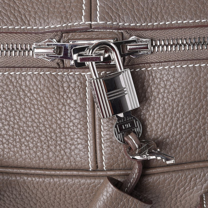 Hermes Taurillon Clemence Victoria II 35 Etoupe 10 of 10