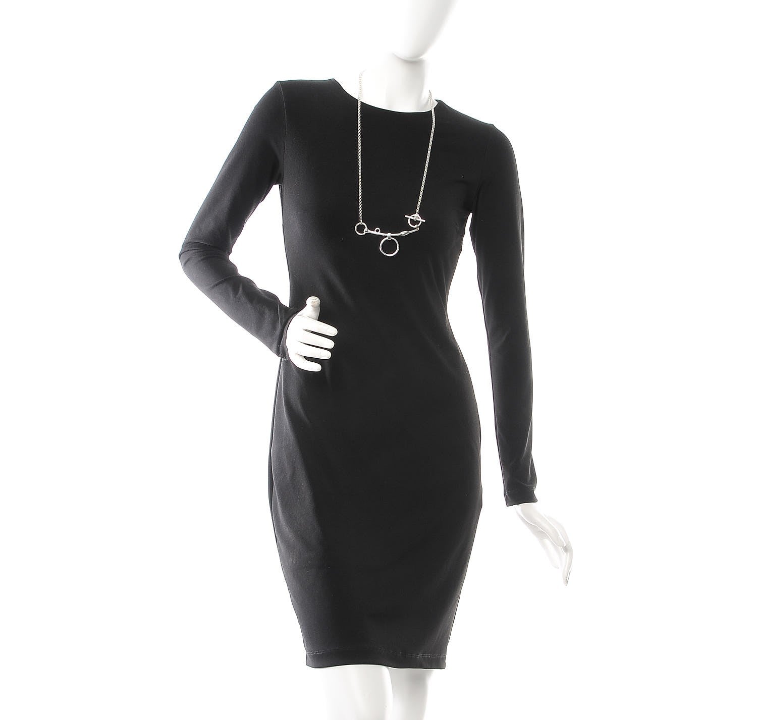 Hermes Sterling Silver Mors de Bride Long Necklace 2 of 9
