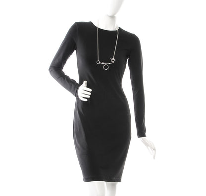 Hermes Sterling Silver Mors de Bride Long Necklace 2 of 9