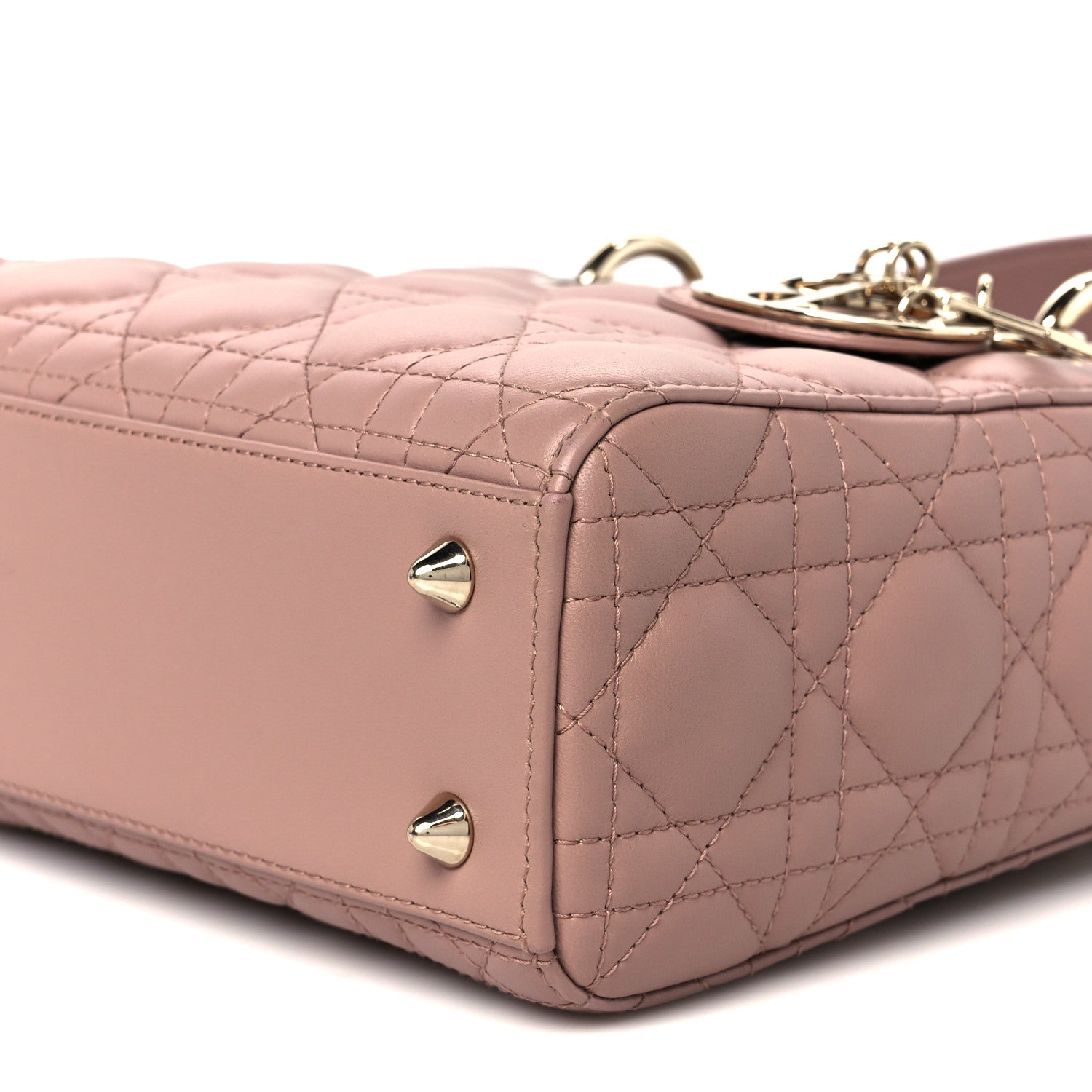 ABA11-6 クリスチャンディオール LADY DIOR カナージュ エナメル Dior ディオール カナージュ レディディオール ミディアム