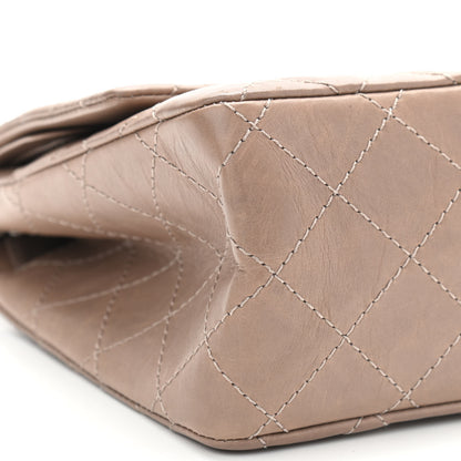 Chanel Aged Calfskin Quilted 2.55 Reissue 226 Flap Taupe 8 of 10