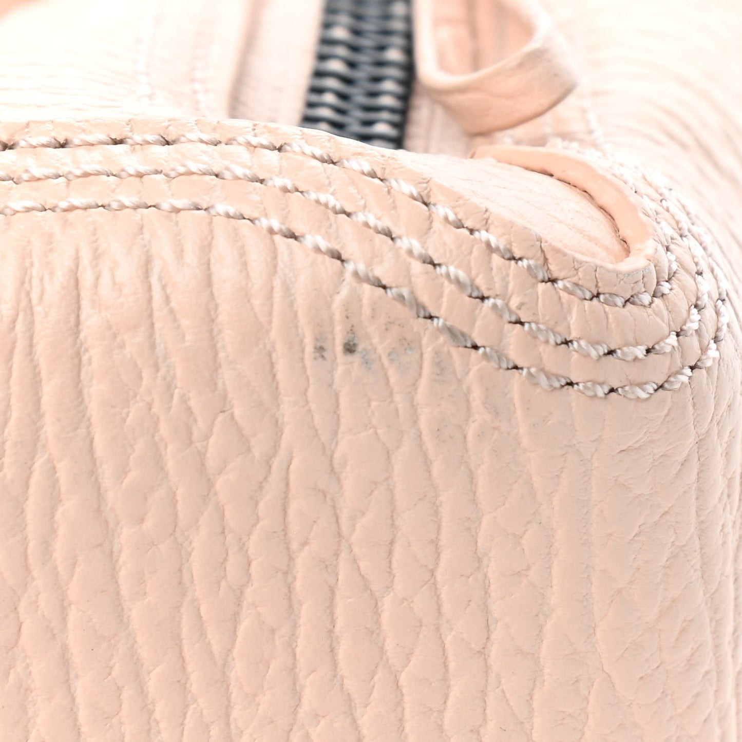 Textured Calfskin Mini Pashli Satchel Blush