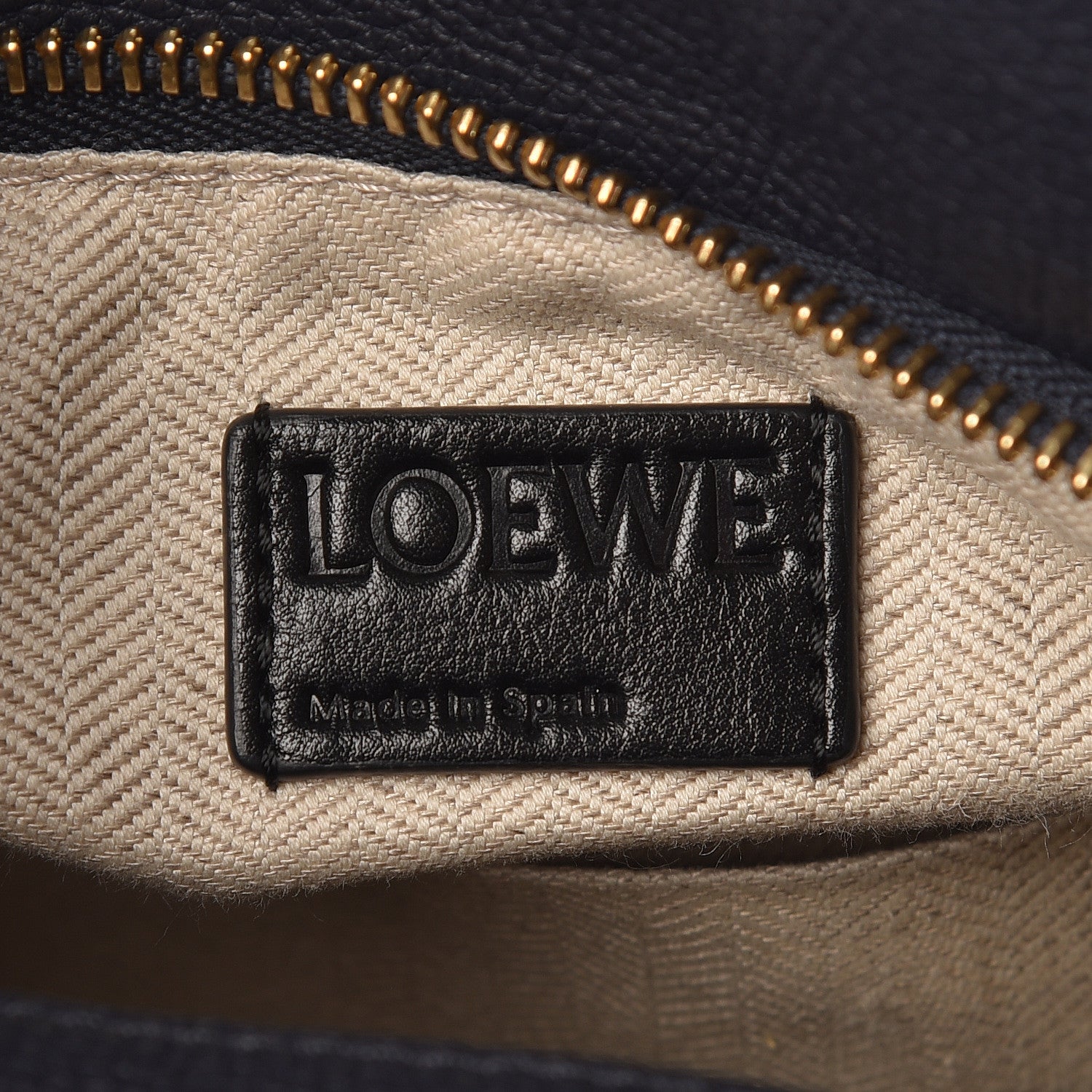 Loewe Calfskin Small Puzzle Bag Midnight Blue Black 6 of 9