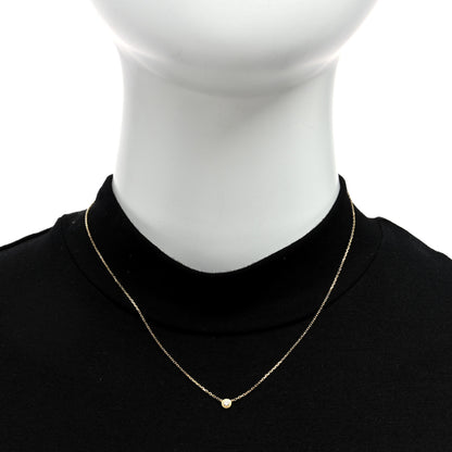 Cartier 18K Yellow Gold Diamond XS D'Amour Pendant Necklace 2 of 4