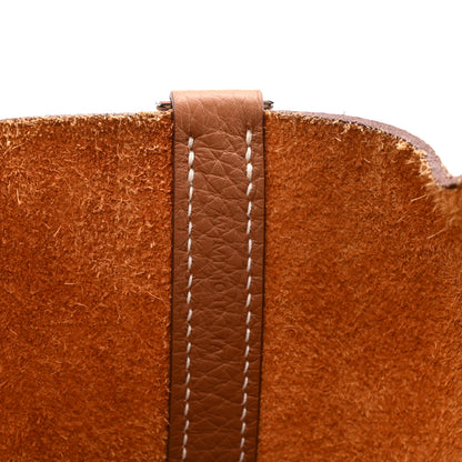 Hermes Taurillon Clemence Swift Eclat Picotin Lock 18 PM Gold Rose Sakura 7 of 14