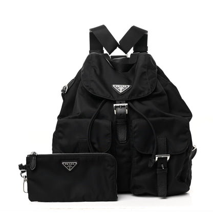 Prada Re-Nylon Saffiano Medium Backpack Black 3 of 13