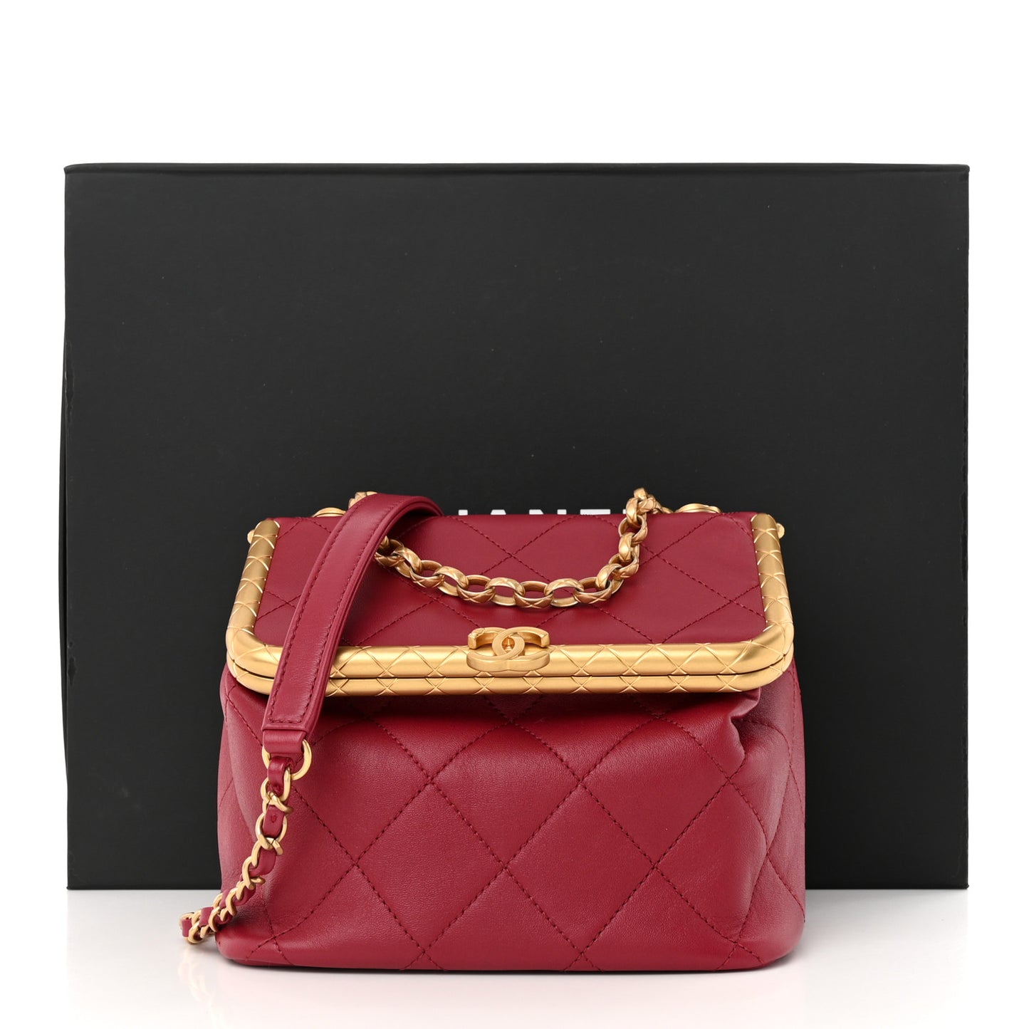 Lambskin Quilted My Crush Bag Red
