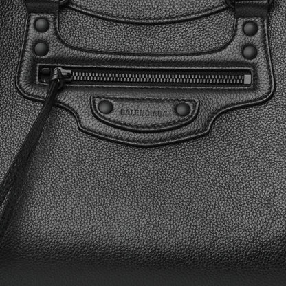 Balenciaga Grained Calfskin Black Hardware Neo Classic City Black 8 of 10